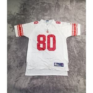 REEBOK New York Giants Sz L 14-16 Boy's Victor Cruz #80 Jersey Football NFL C7